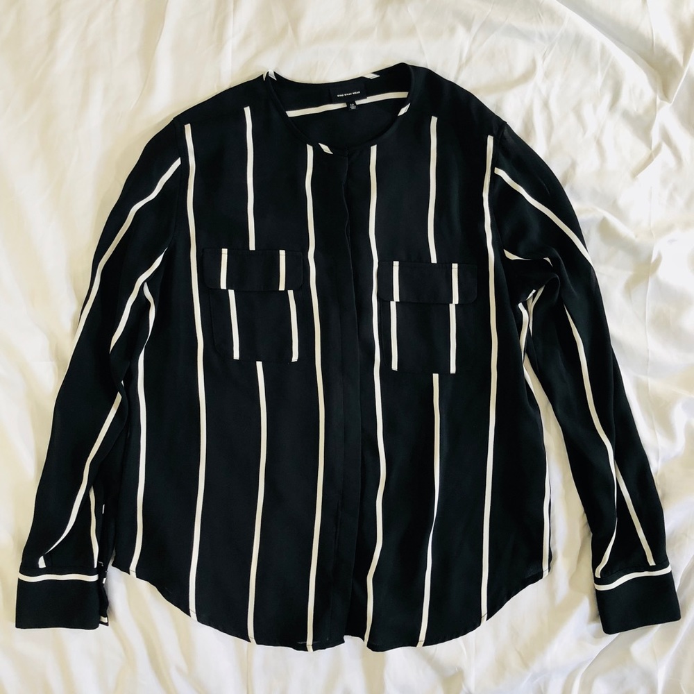 Who What Wear Button Down Blouse